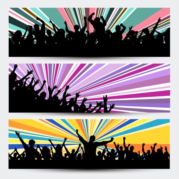 Party Crowded Banners