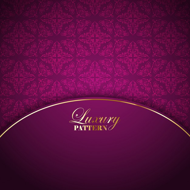 Pink luxury background with ornamental elements