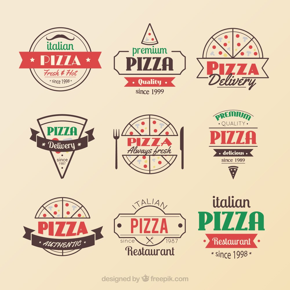 Pizza badges