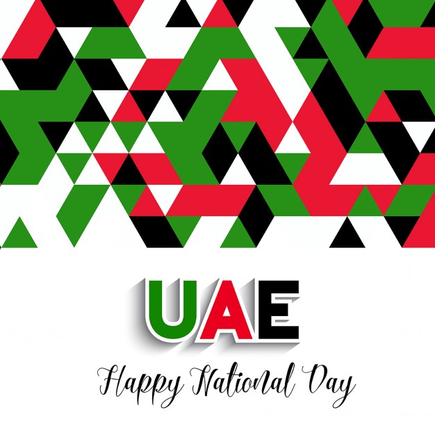 Polygonal background, united arab emirates