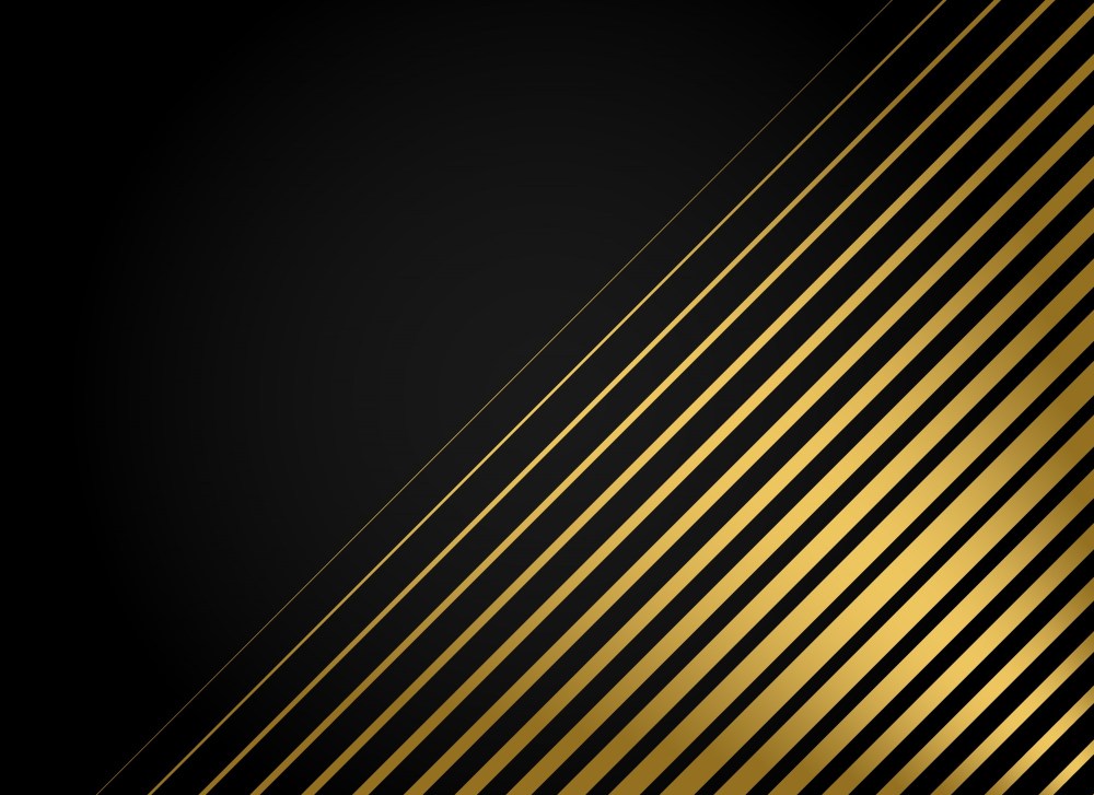 premium golden stripes vector background