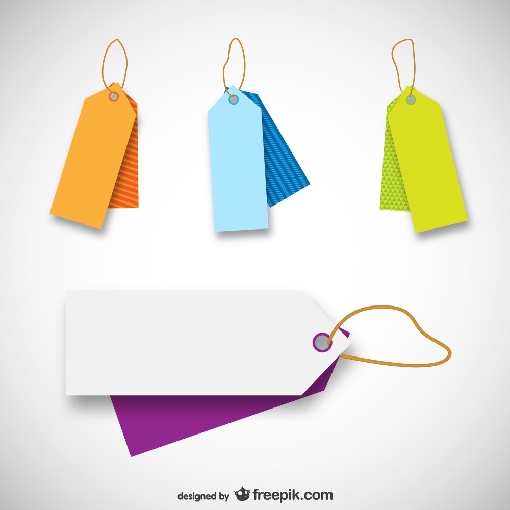 Price tag templates