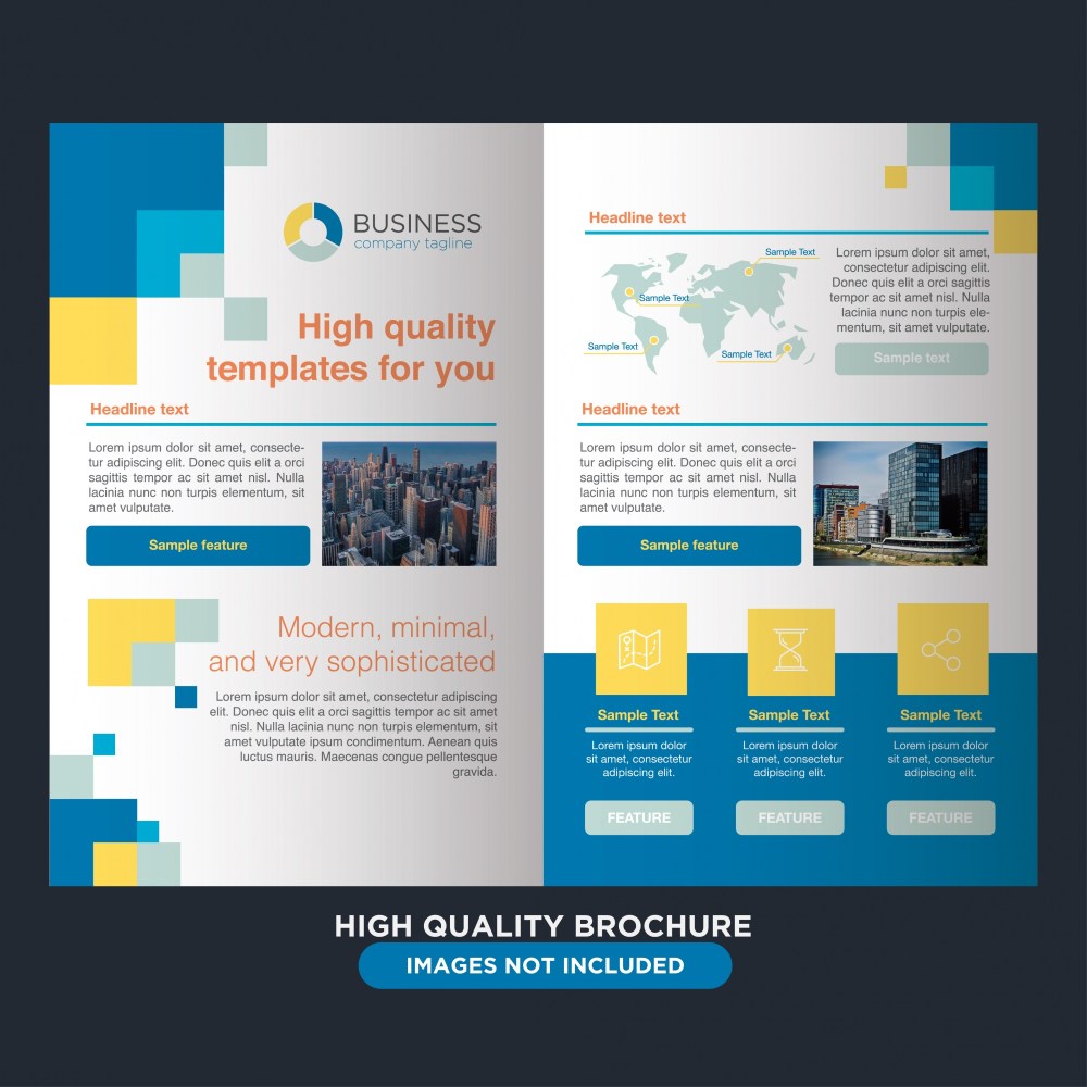 Professional brochure for multipurpose business