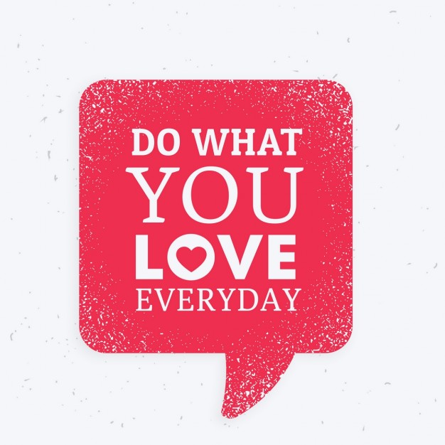 Quote on a red speech bubble
