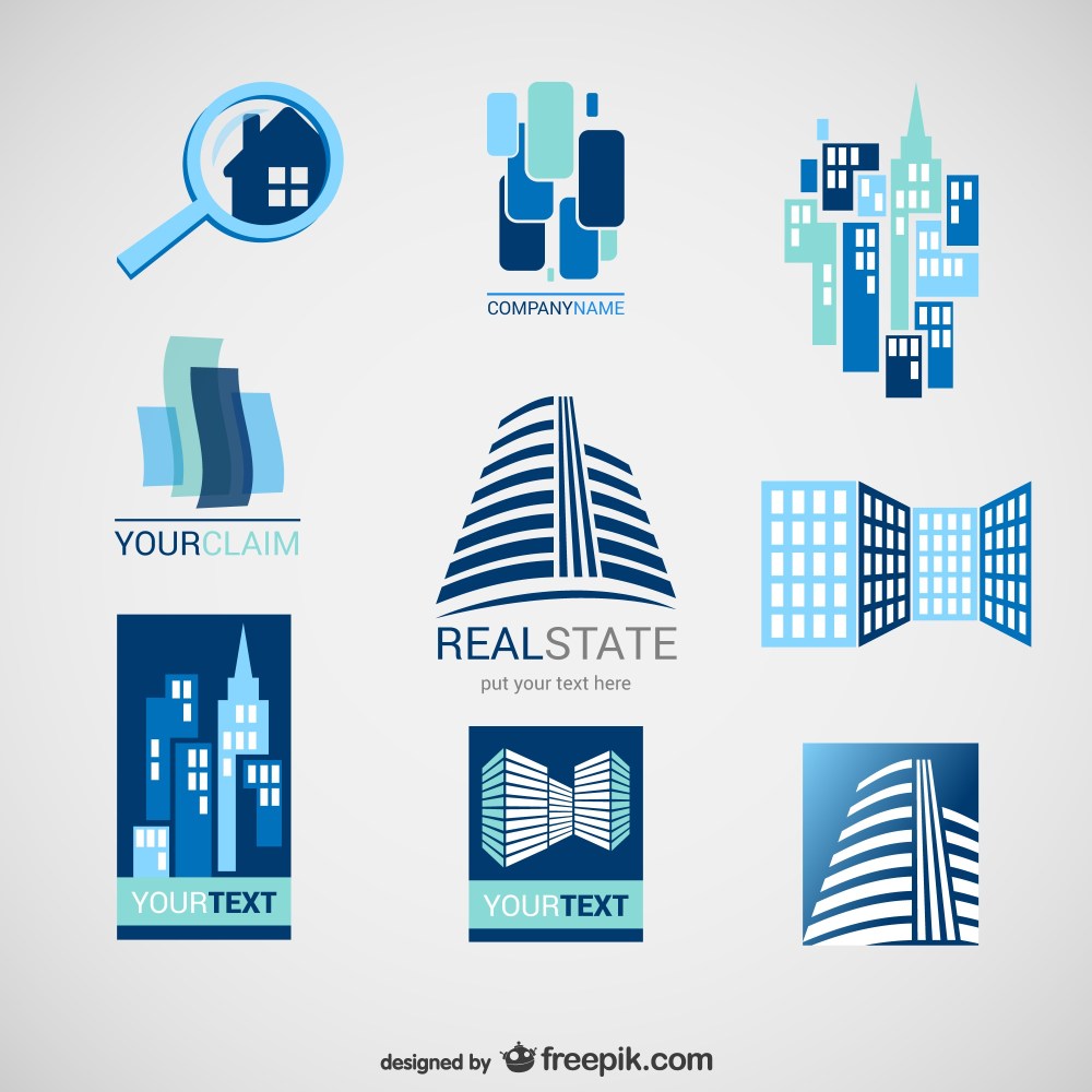 Real state logos pack