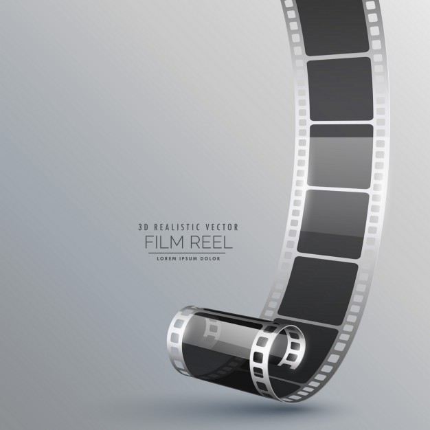 Realistic film roll