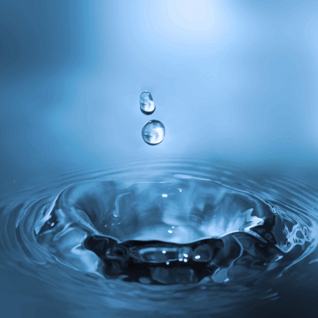 Realistic picture of moving water