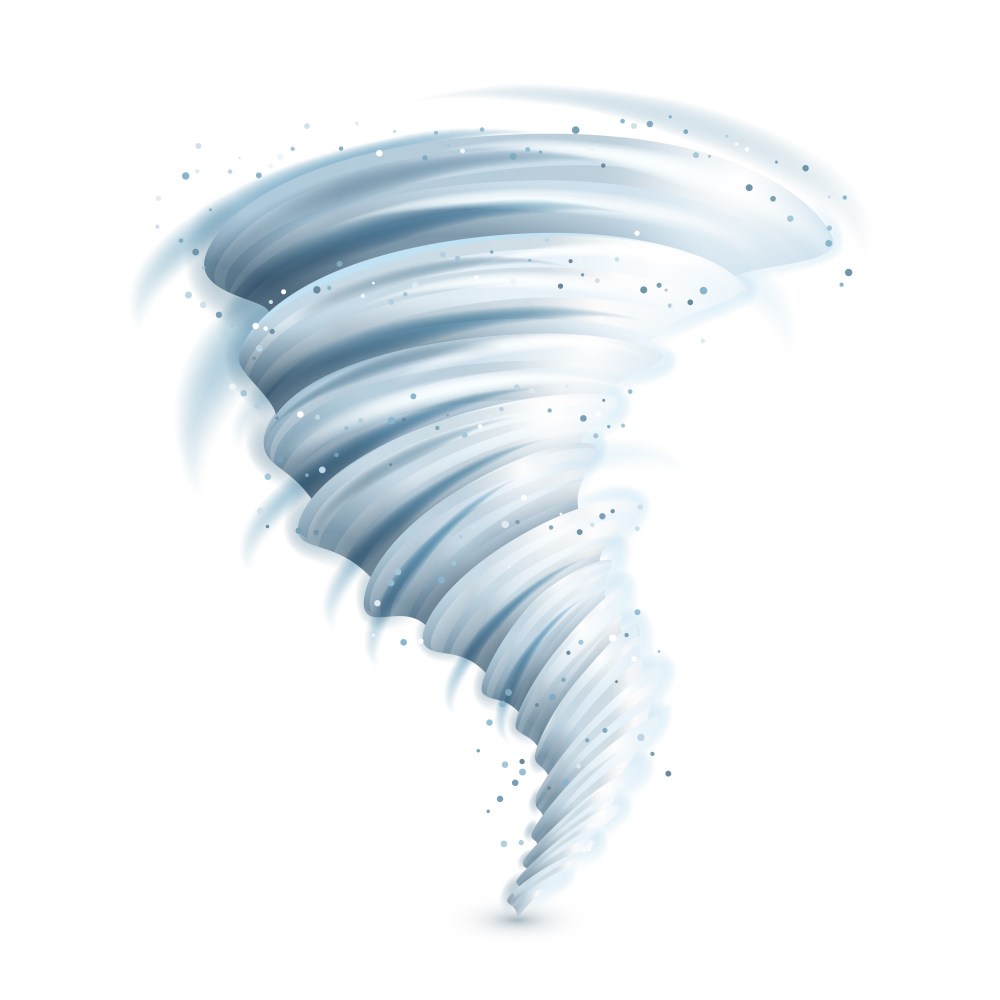 Realistic Tornado Illustration