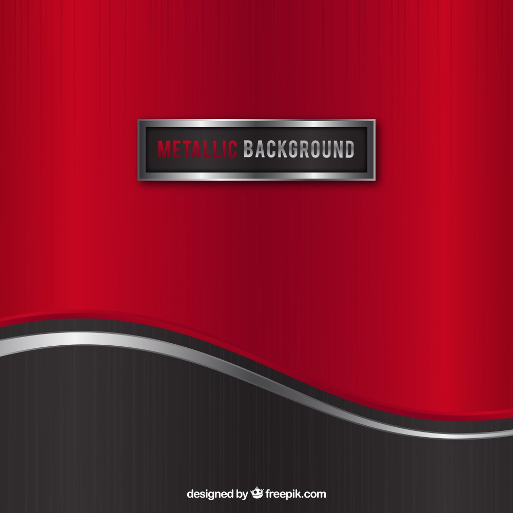 Red metallic background