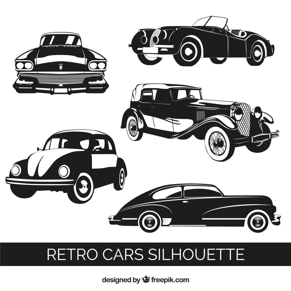Retro cars collection