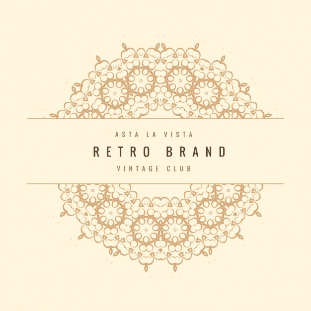 retro ornamental frame