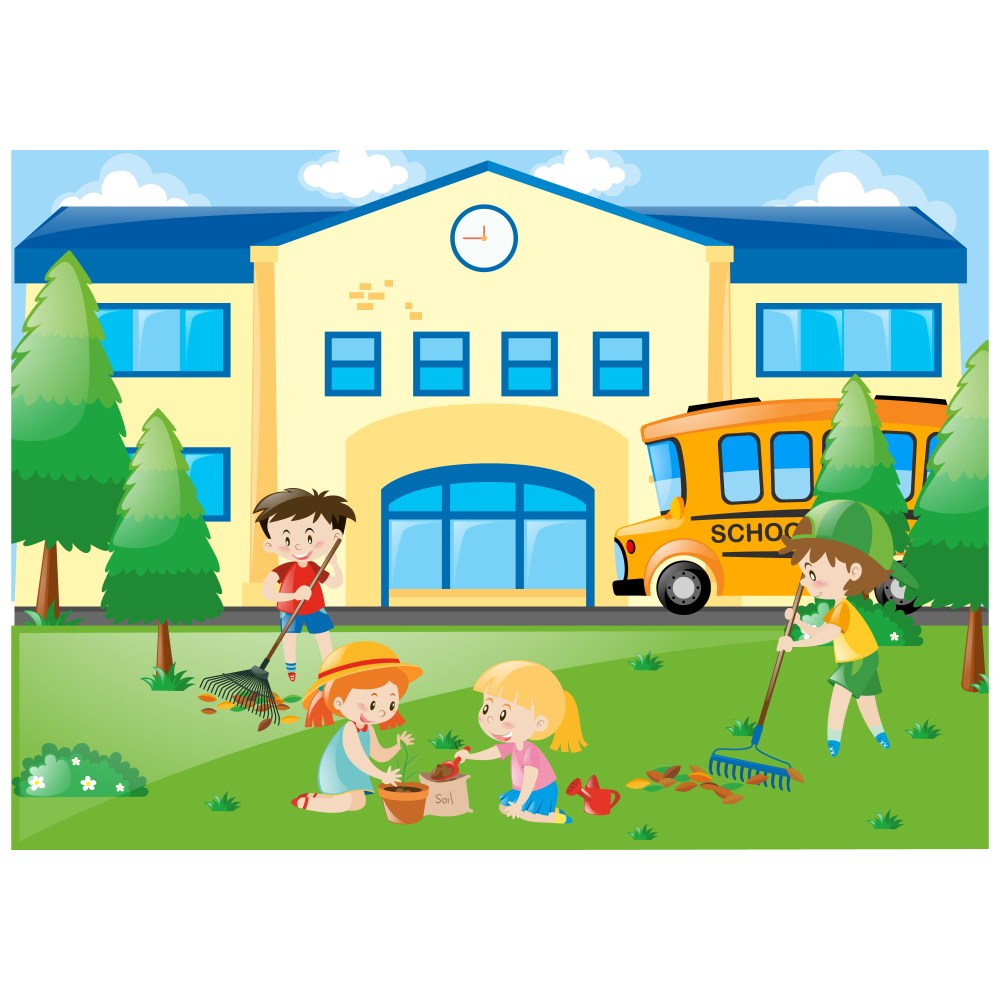 School background design