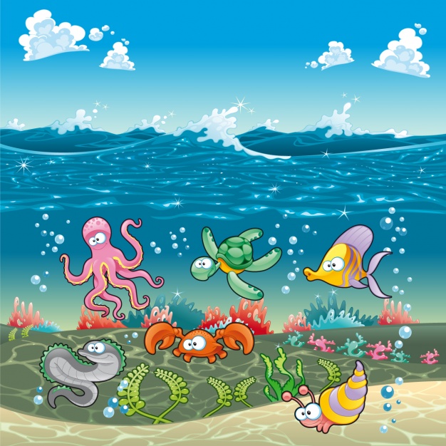 Sealife background design