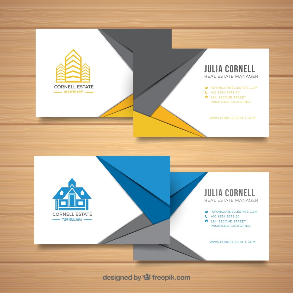 Set of Real Estate cards