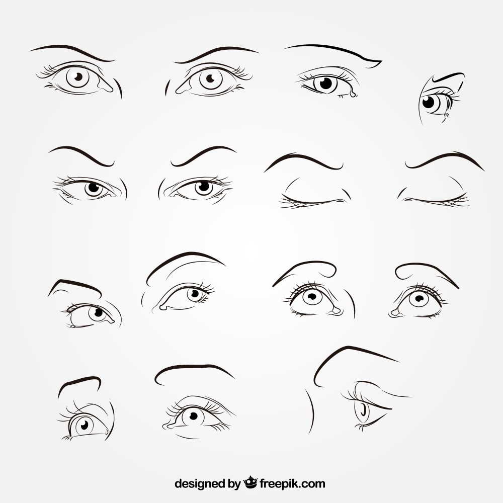 Sketches of looks collection