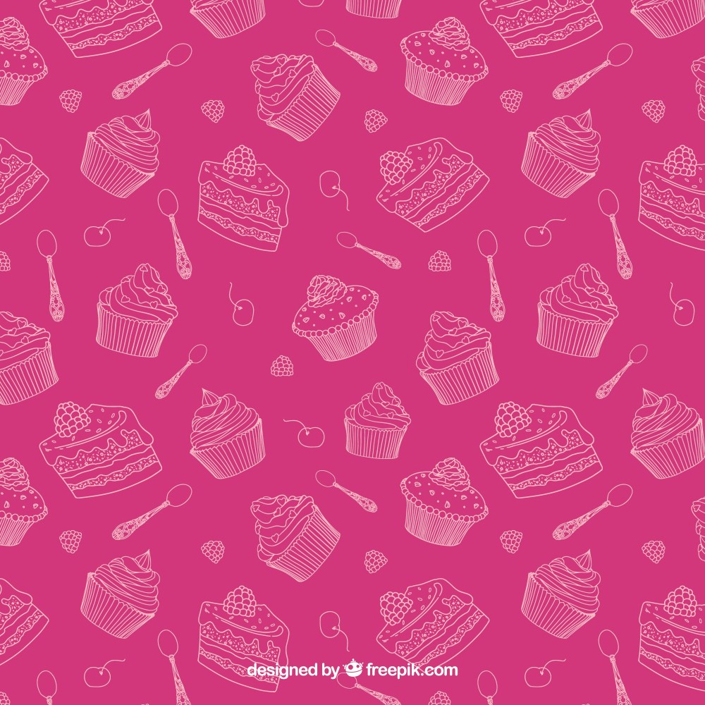 Sketchy sweets pattern