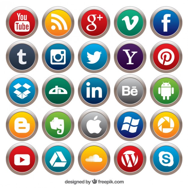 Social media buttons