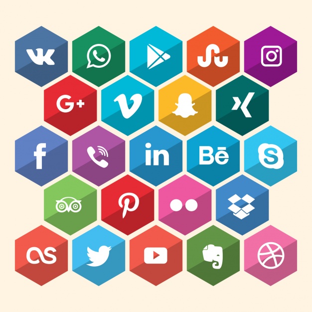 Social network icons collection