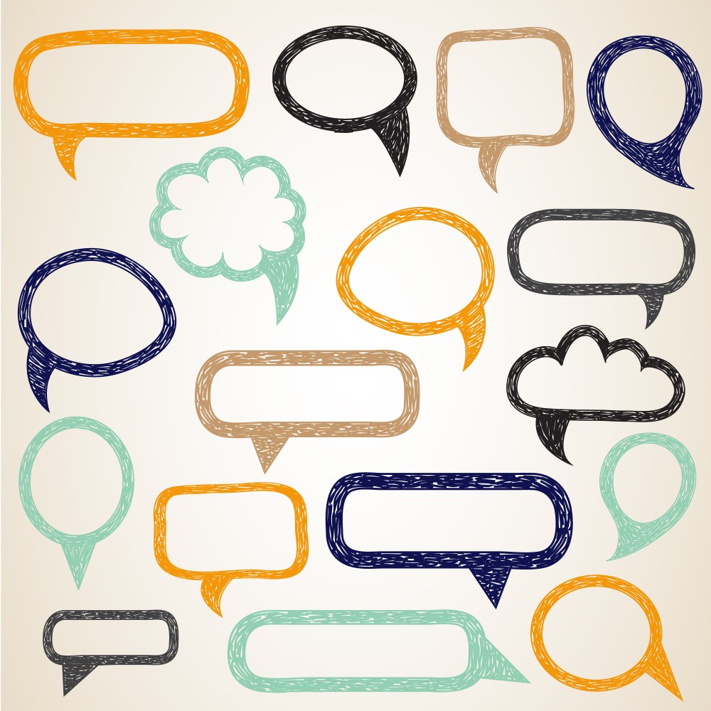 Speech bubble collection