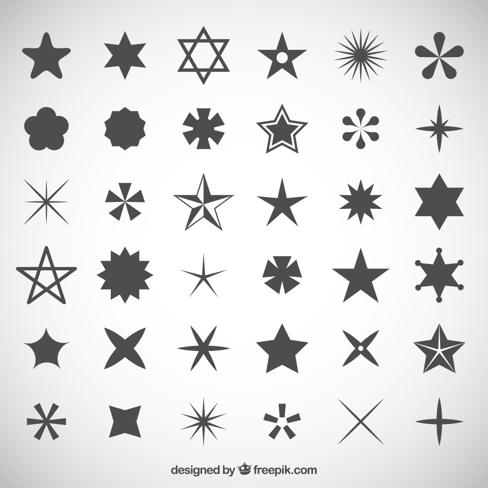 Star icons collection