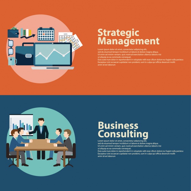 Strategic management infography
