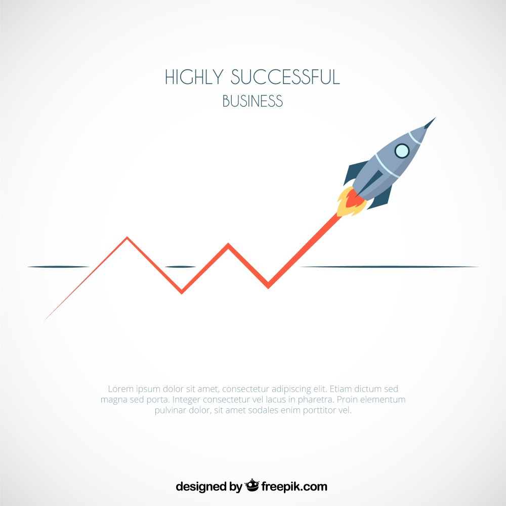 Successful business infographic
