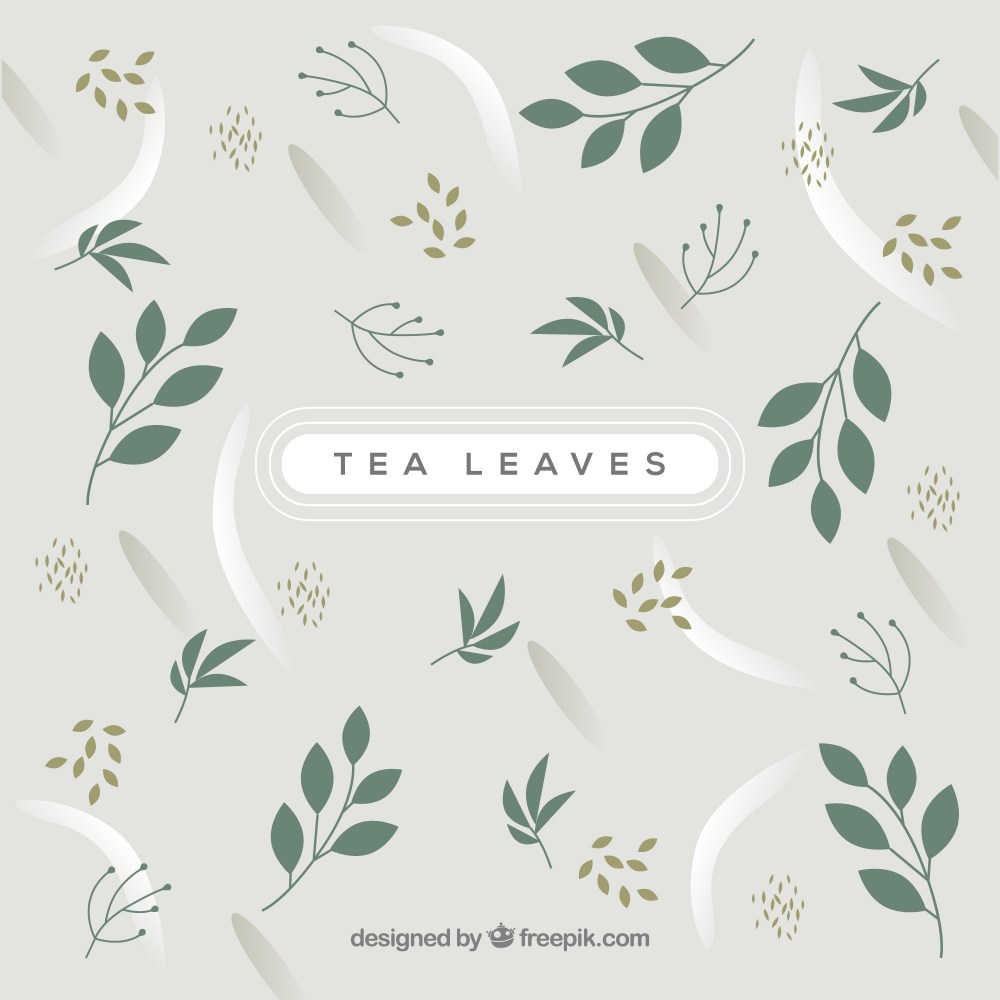 Tea leaves background