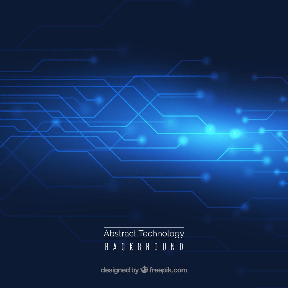 Technology background in abstract style