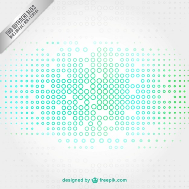 Technology background with small circles