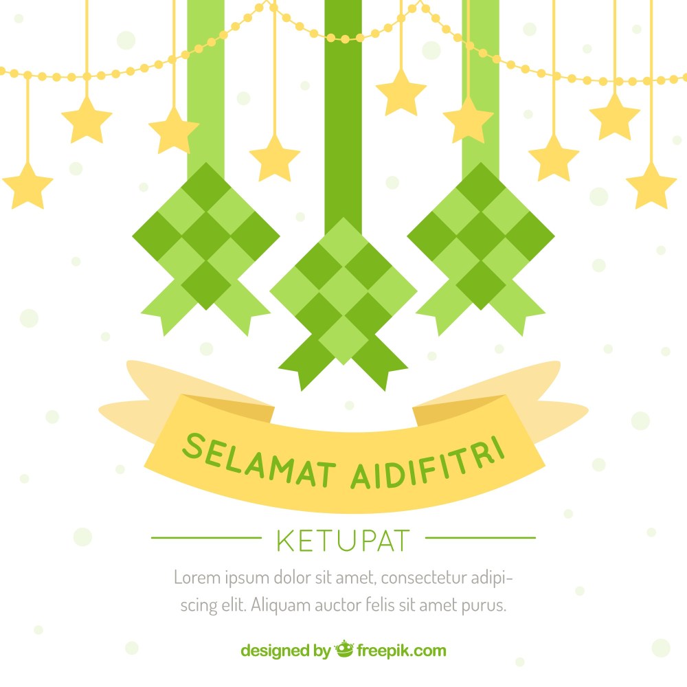 Traditional ketupat background
