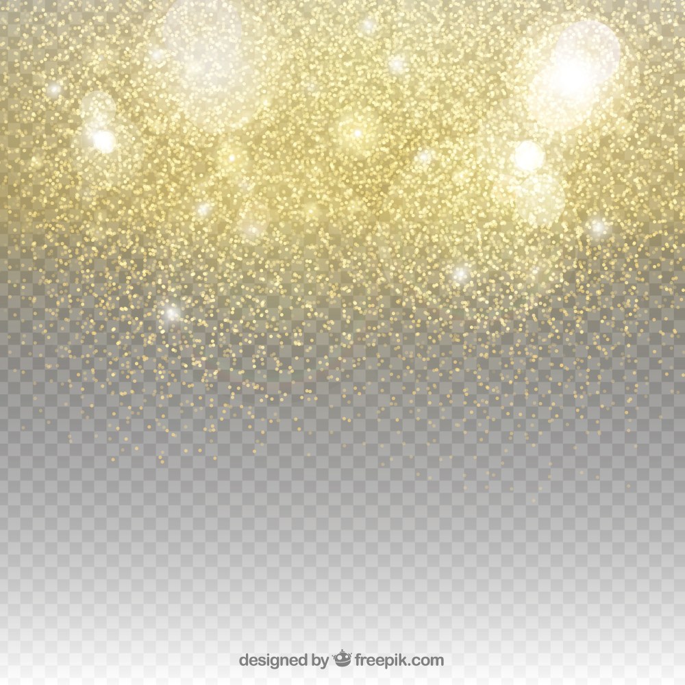 Transparent glitter background