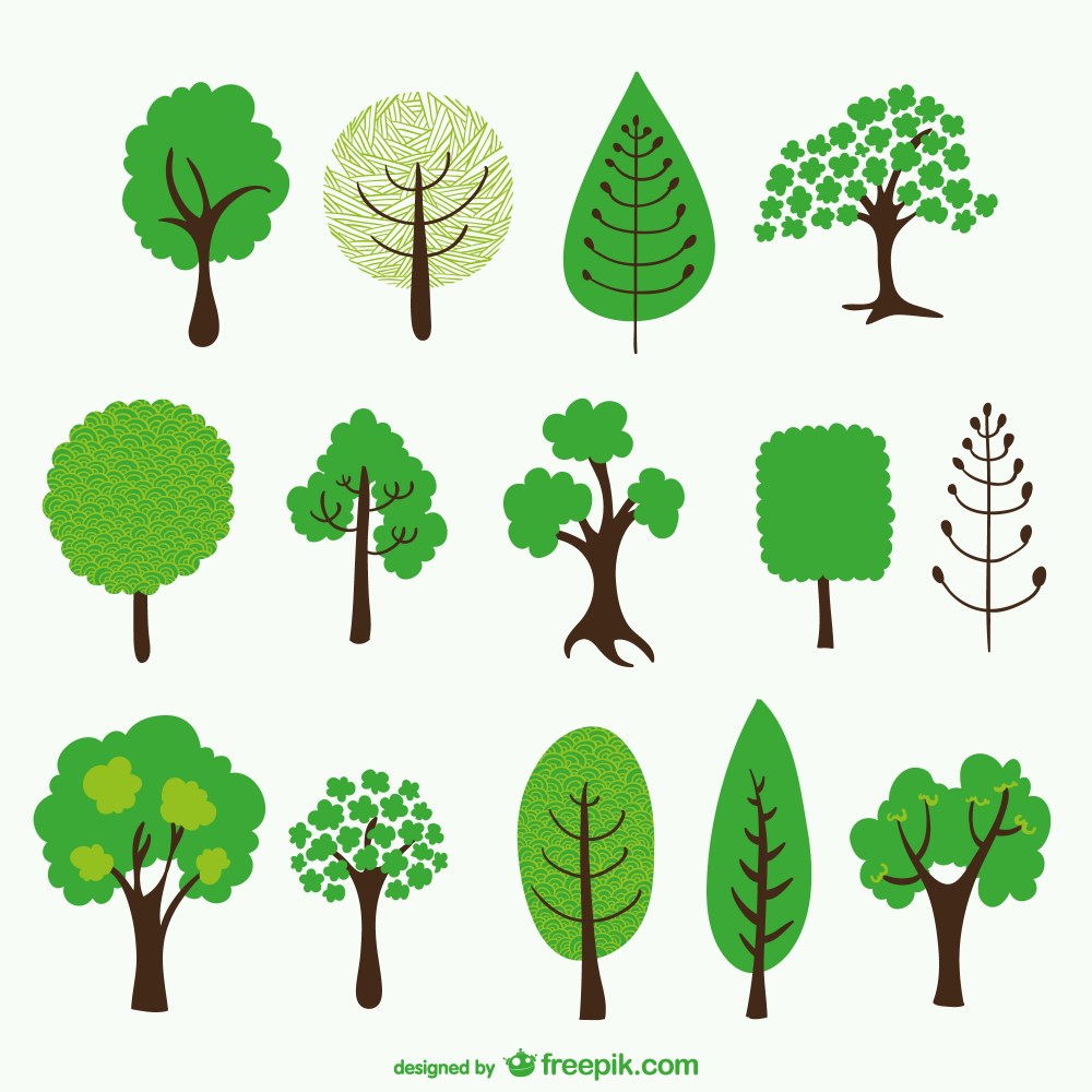 Tree cartoons pack