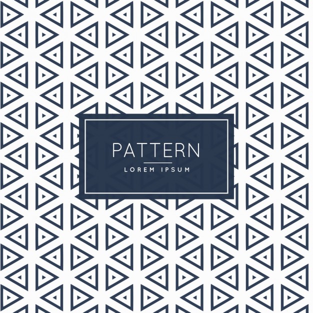 Triangles outline pattern 