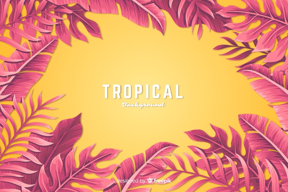 Tropical flower background
