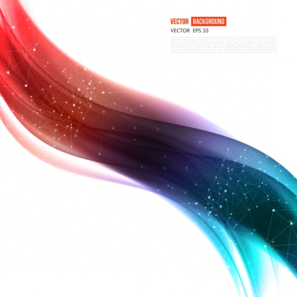 Vector abstract background design wavy.