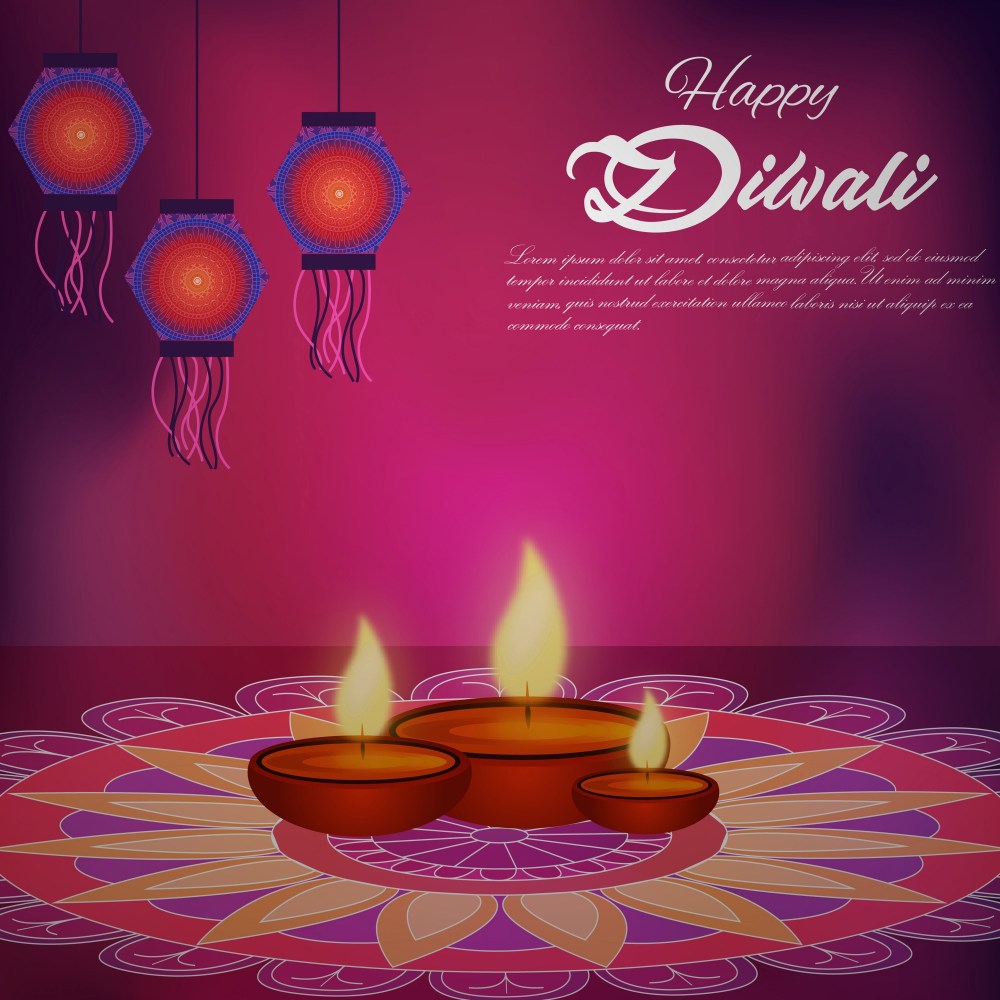 Vector Diwali Background