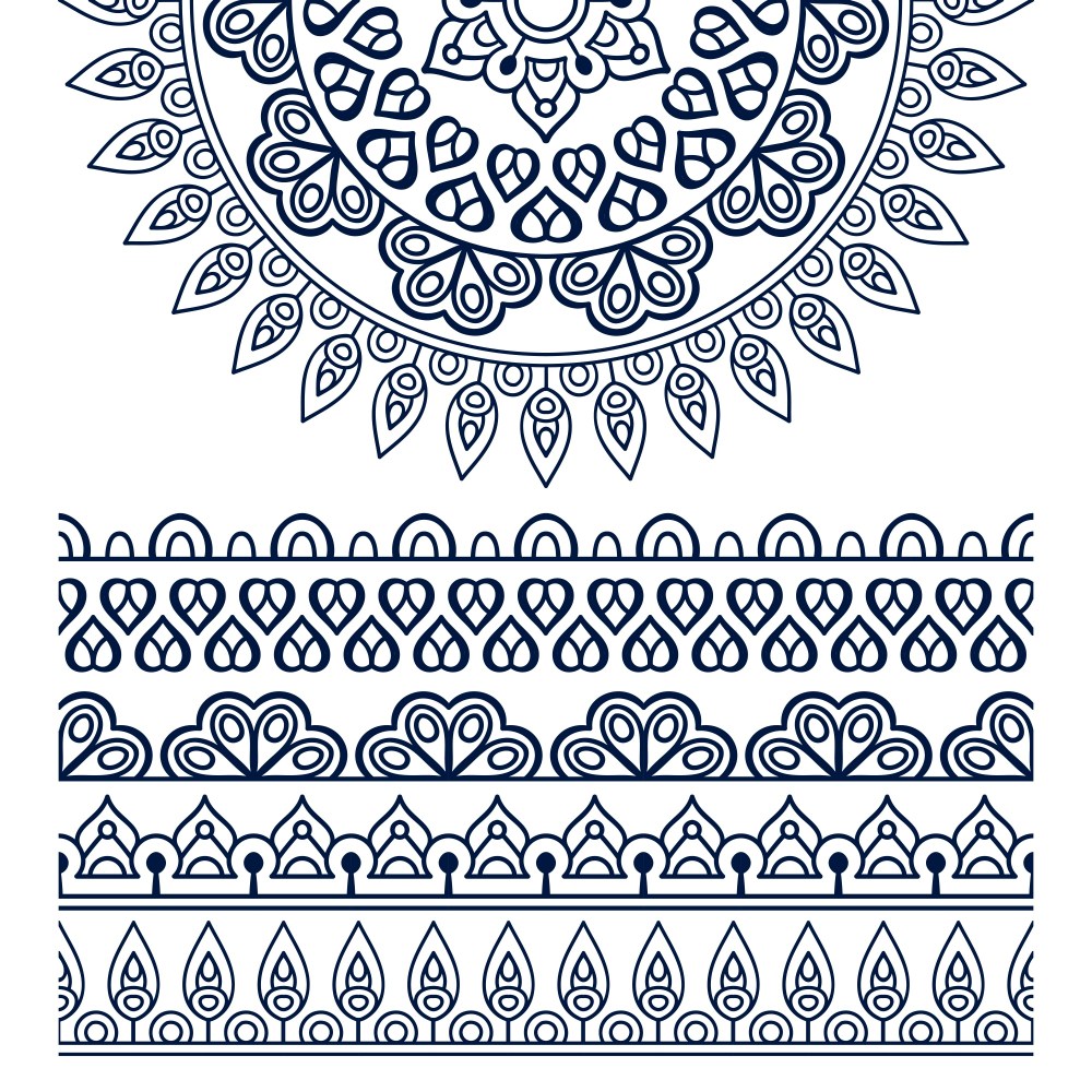 Vector ethnic mandala