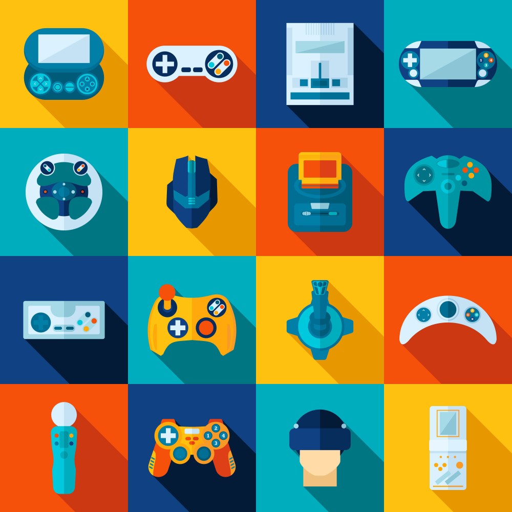 Video Game Icons Set