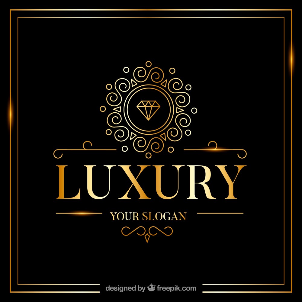 Vintage and luxury logo template