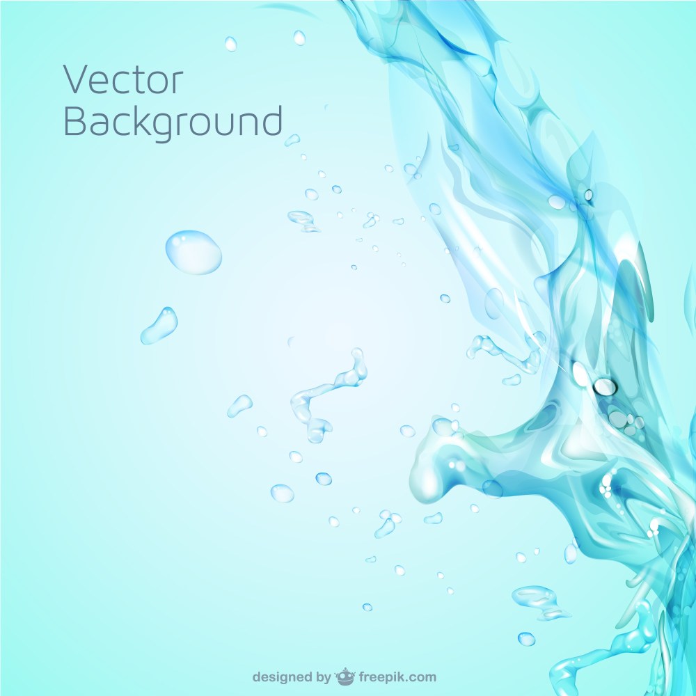 Water splash background