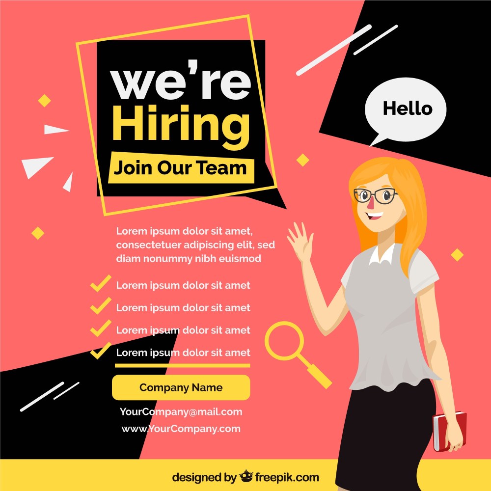 We are hiring background with worker