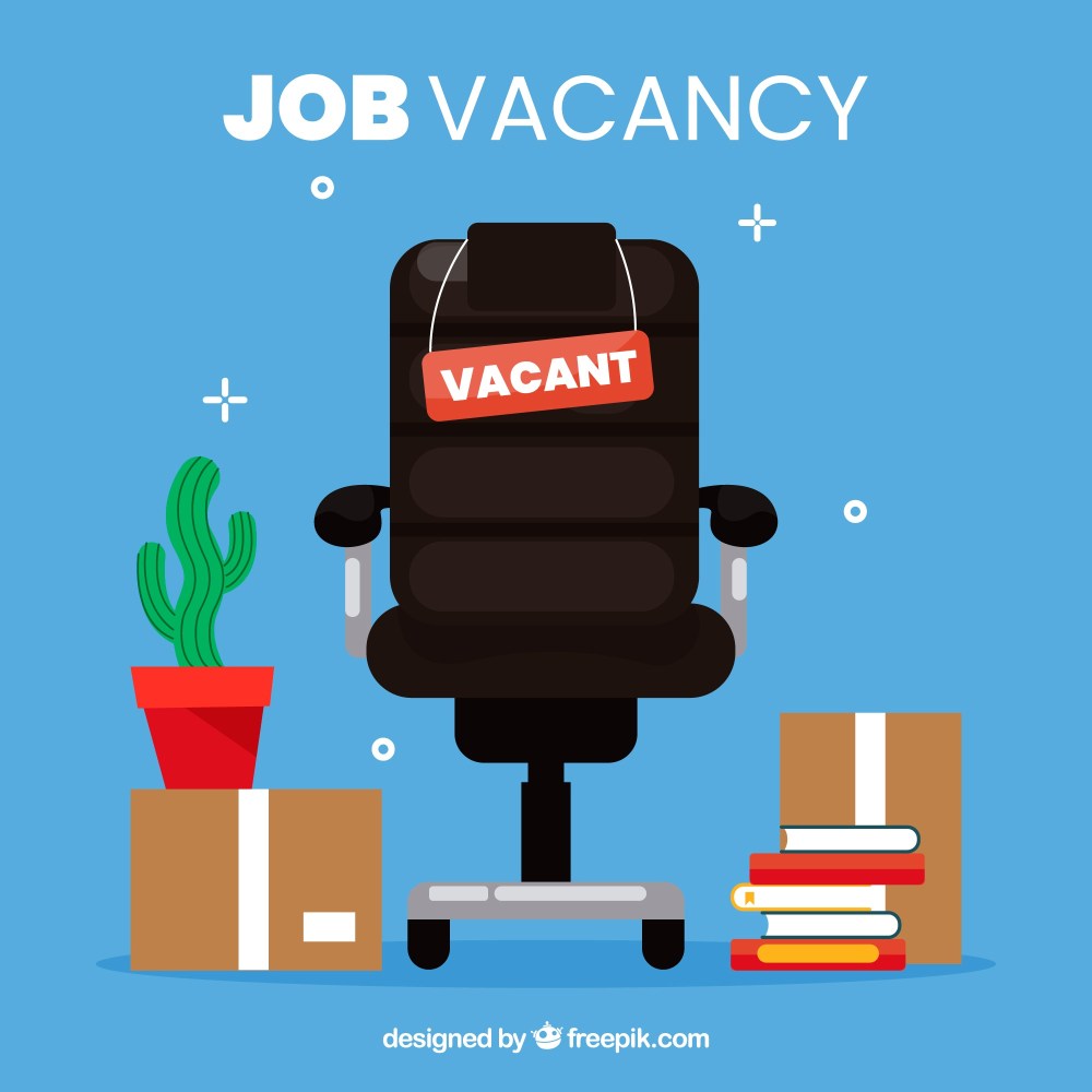 We are hiring banner composition