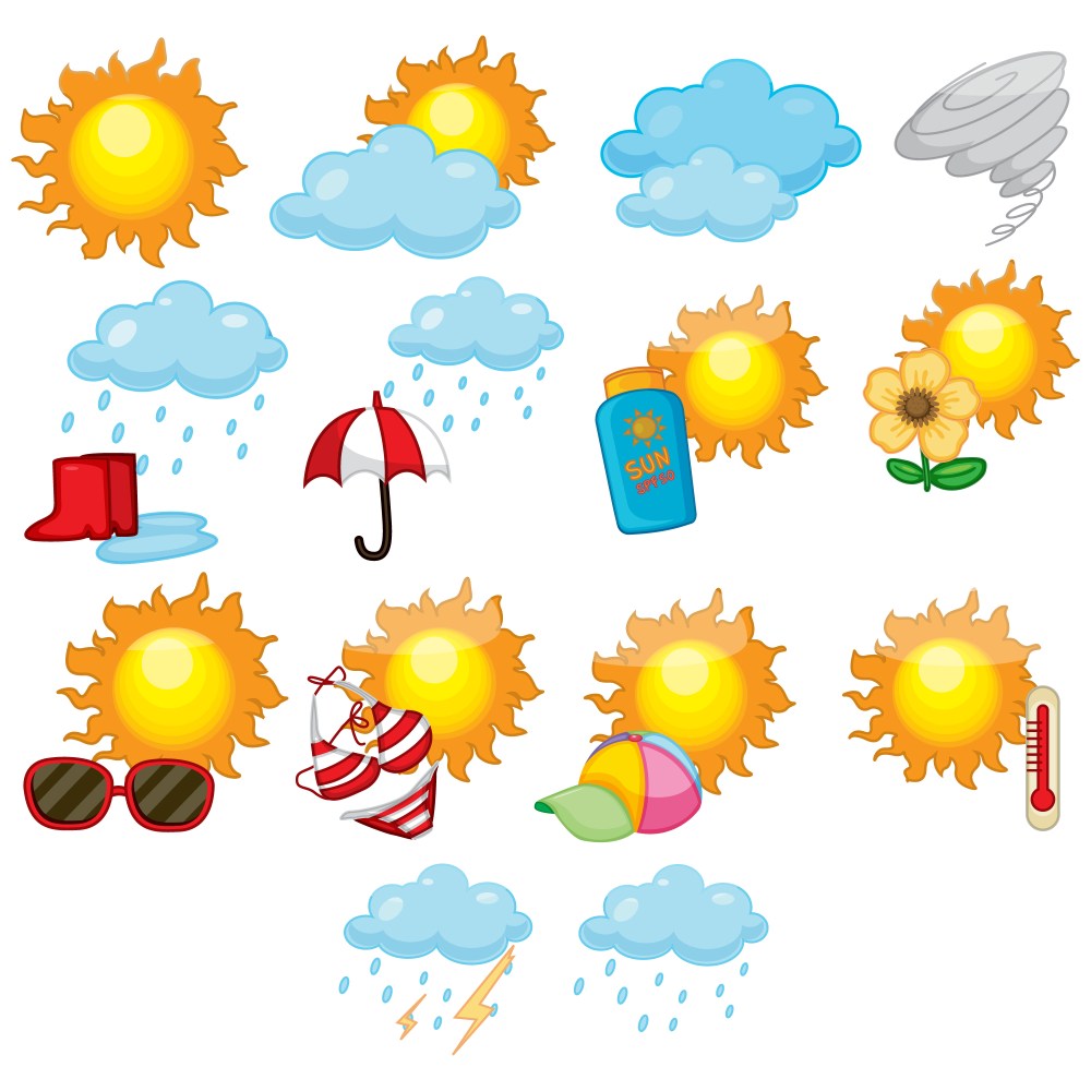 Weather icons collection