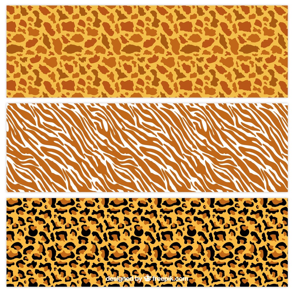 Wild animal print patterns