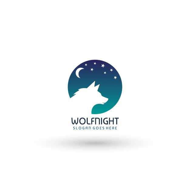 Wolf Night Logo Template
