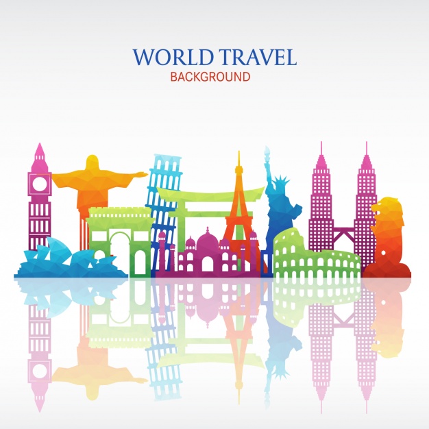 World travel background