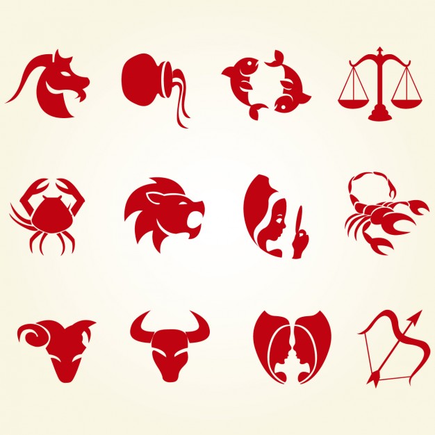 Zodiac Signs Icons Set