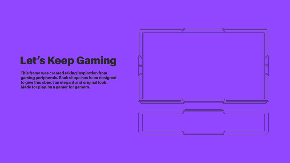 Twitch overlay - Free download (PSD)