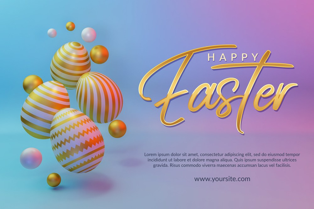 Free Download Happy Easter Template