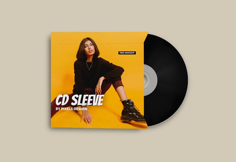 CD Sleeve Free Mockup